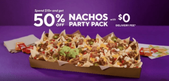 Taco Bell 50% Off Nachos Party Pack