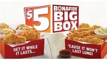 Popeyes $5 Bonafide Big Box Deal