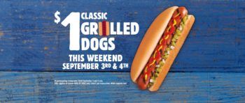 Burger King $1 Classic Grilled Dog Deal