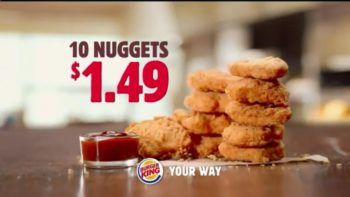 Burger King $1.49 10 Piece Nuggets Deal