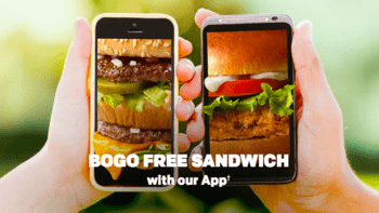 McDonald’s BOGO Free Sandwich