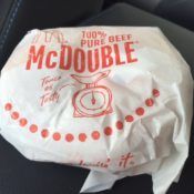 McDonald's McDouble Wrapper