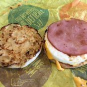 McDonald’s Egg McMuffin Open Face