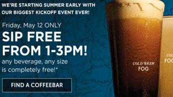 Peet’s Coffee One Free Coffee