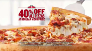 Papa John’s 40% Off Deal