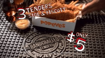 Popeyes $5 Chicken Waffle Tenders Deal