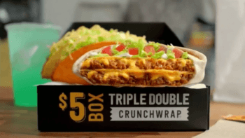 Taco Bell $5 Triple Double Crunchwrap Deal