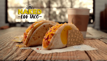 Taco Bell New Naked Egg Taco