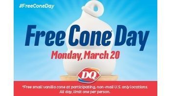 Dairy Queen Free Cone Day